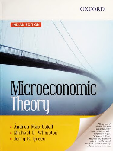 Microeconomic Theory