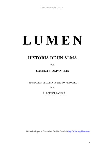 Lumen Historia De Un Alma