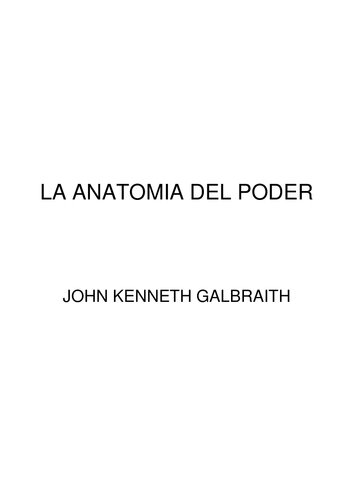 La Anatomia Del Poder