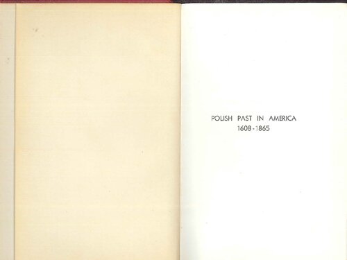 Polish past in America 1608-1865