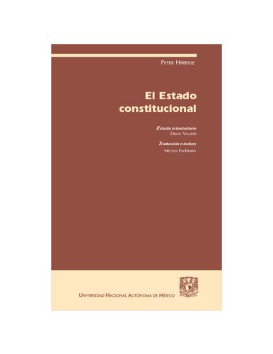 El Estado Constitucional