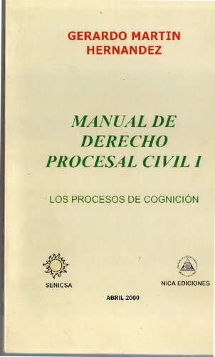 Manual De Derecho Procesal Civil