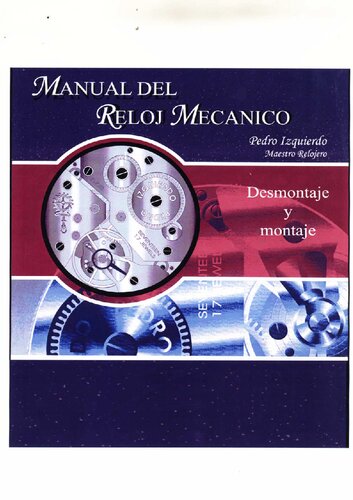 Manual Del Reloj Mecanico