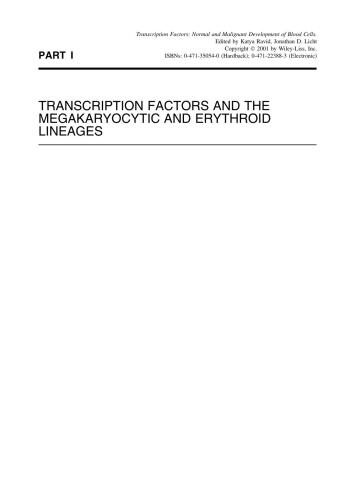 Transcription Factors: Normal and Malignant Development of Blood Cells