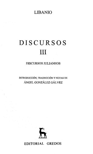 Discursos III: Discurso Julianeos