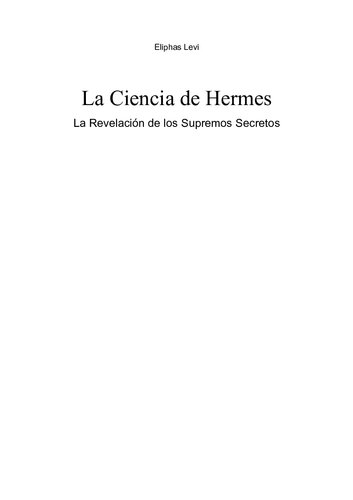 La Ciencia De Hermes