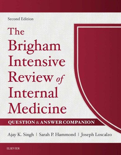 The Brigham Intensive Review of Internal Medicine Question & Answer Companion E-Book