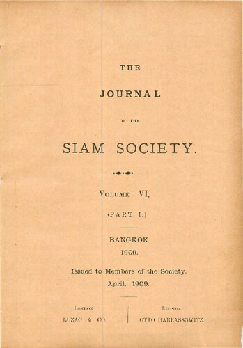 Journal of the Siam Society; 6