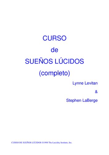 Curso De Sue�os Lucidos