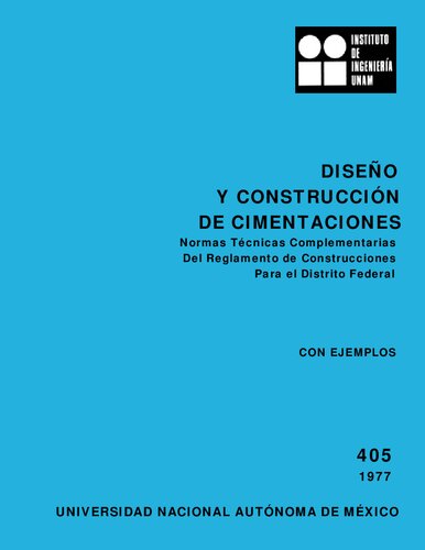 Diseño Y Construccion De Cimentaciones