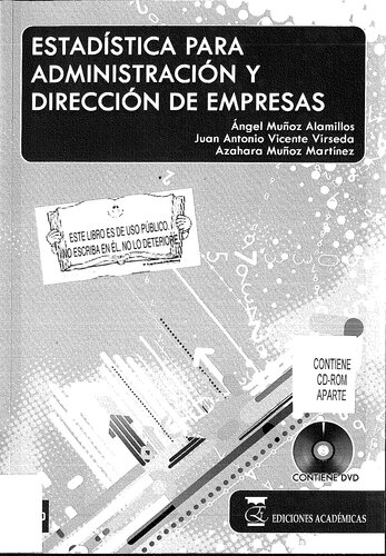 Estadistica Para Administracion Y Direccion De Empresas