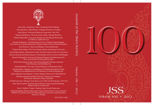 Journal of the Siam Society; 100