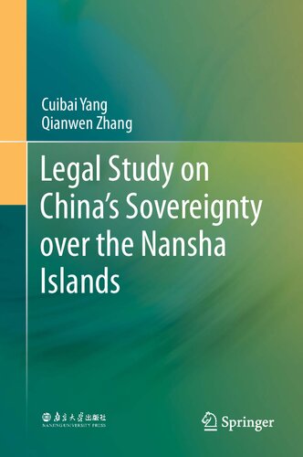 Legal Study on China’s Sovereignty over the Nansha Islands