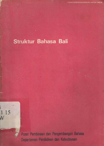 Struktur Bahasa Bali