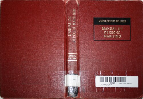 Manual De Derecho Maritimo