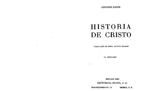 Historia De Cristo