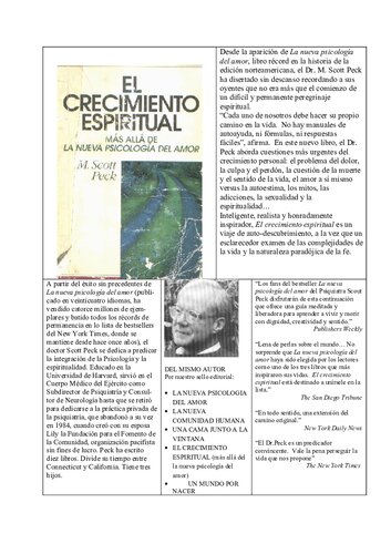 El Crecimiento Espiritual