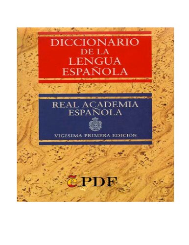 Diccionario De La Lengua Española