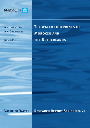 The effect of international trade in agricultural products on national water demand and scarcity, with examples for Morocco and the Netherlands