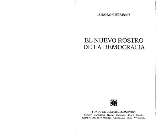 El Nuevo Rostro De La Democracia