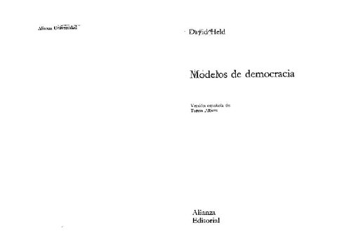 Modelos De Democracia