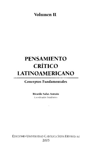 Pensamiento Critico Latinoamericano