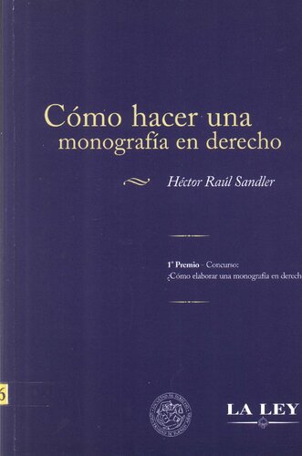 Como Hacer Una Monografia En Derecho