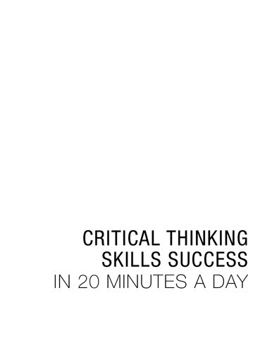 Critical Thinking Skills Success