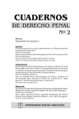 Cuadernos De Derecho Penal 02