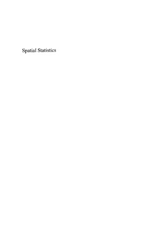 Spatial Statistics