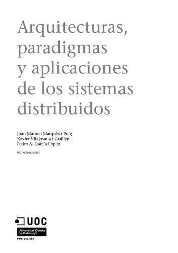 Arquitecturas Paradigmas Y Aplicaciones De Los Sistemas Distribuidos