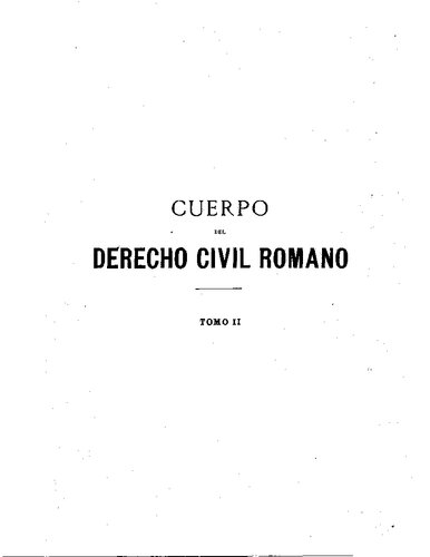 Cuerpo Del Derecho Civil Romano