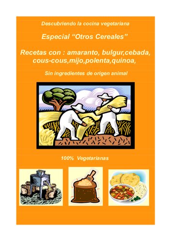 Especial Otros Cereales (cocina Vegetariana)