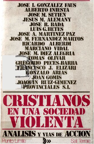 Cristianos En Una Sociedad Violenta