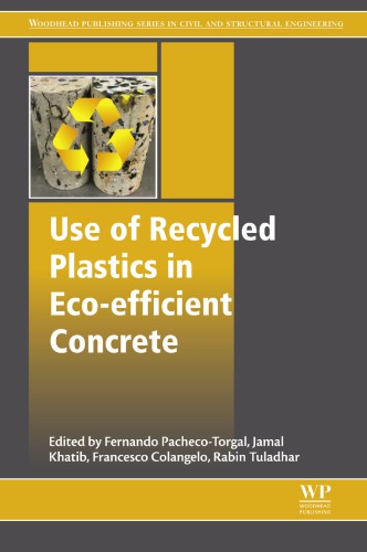 Use of recycled plastics in eco-efficient concrete