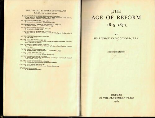 The Age of Reform 1815-1870