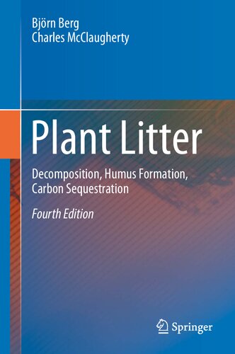 PLANT LITTER : decomposition, humus formation, carbon sequestration.