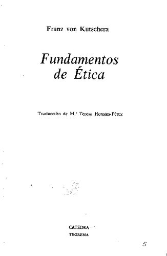 Fundamentos de Etica