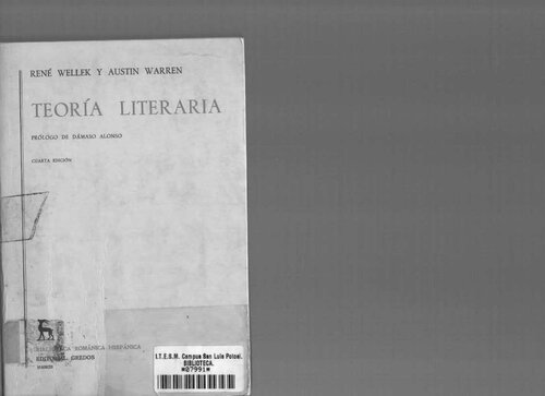 Teoria Literaria