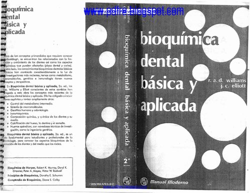 Bioquimica Dental Basica Y Aplicada