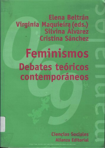 Feminismos Debates Teoricos Contemporaneos