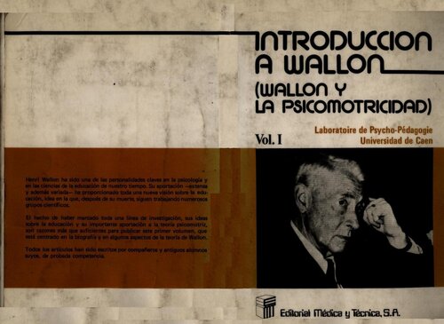 Introduccion A Wallon Vol 1