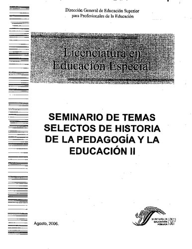 Seminario De Temas Selectos De Historia De La Pedagogia 2