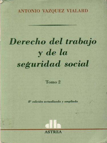 Derecho Del Trabajo Y De La Seguridad Social