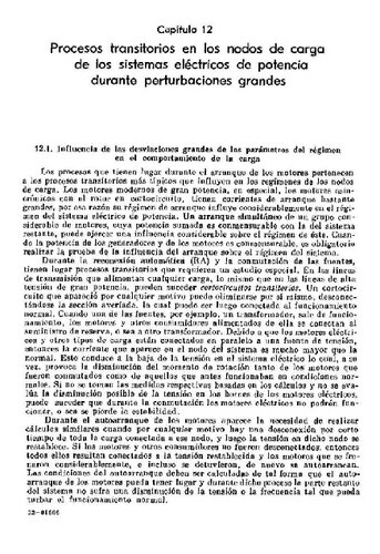 Procesos Transitorios Electronicos En Los Sistemas Electricos De Potencia