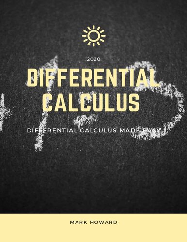 Differential Calculus Made Easy