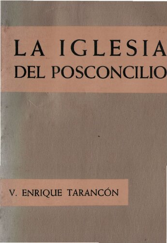 La Iglesia Del Posconcilio