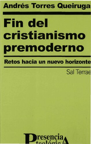 Fin Del Cristianismo Premoderno