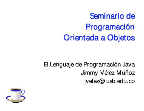 Seminario Oop