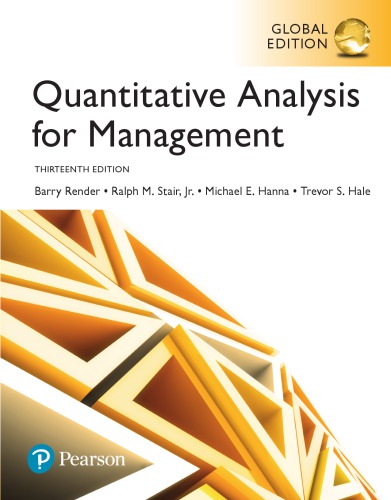 Quantitative analysis for management